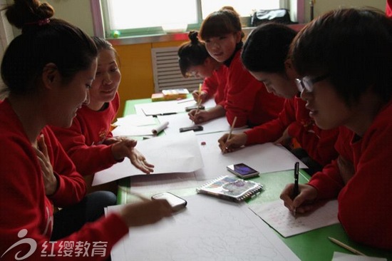 河北邢臺(tái)紅纓金月亮幼兒園舉辦教師基本功大賽