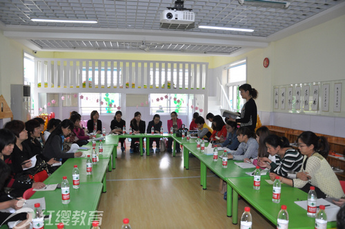 山東濰坊紅纓金都幼兒園舉行戶外活動半日觀摩交流會